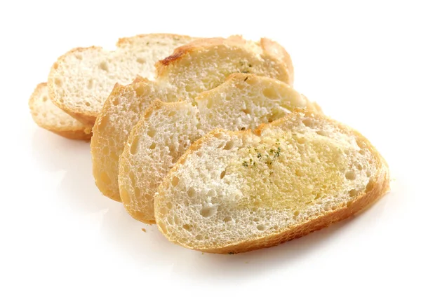 Bread slices with herb butter — Stock Photo, Image