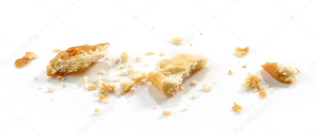 crumbs of cracker