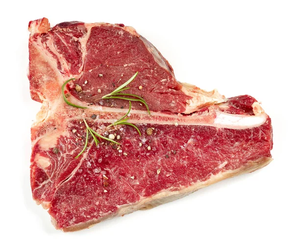 Färsk rå T bone steak — Stockfoto