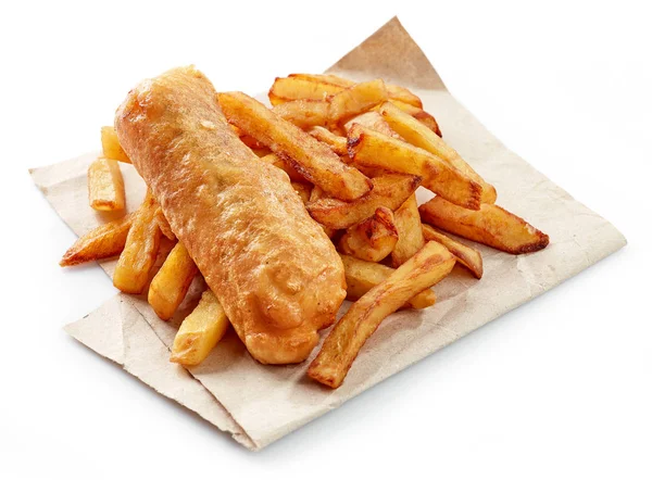 Pescado y patatas fritas —  Fotos de Stock