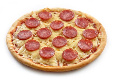 Taze pişmiş pizza.