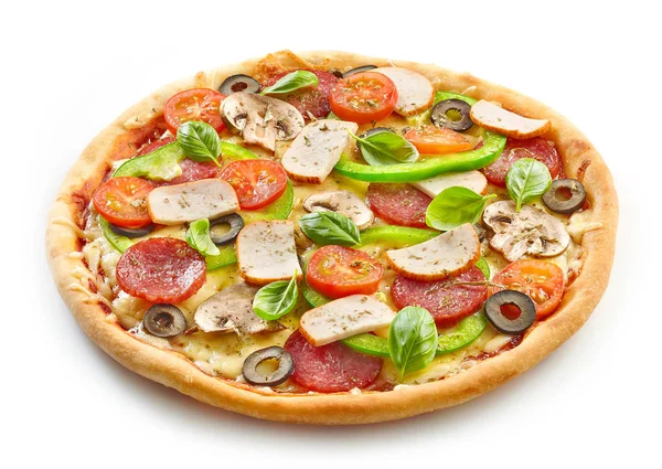 Freshly baked pizza — Stock Photo, Image