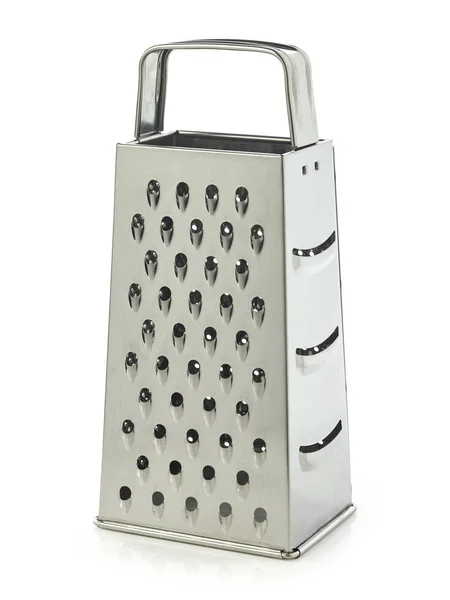 Metallic grater on white background — Stock Photo, Image