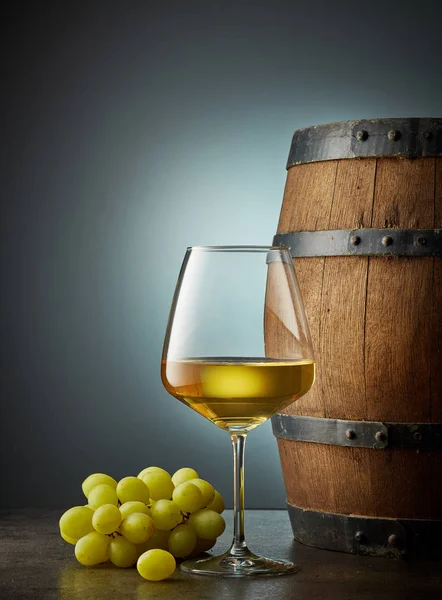 Verre de vin blanc — Photo