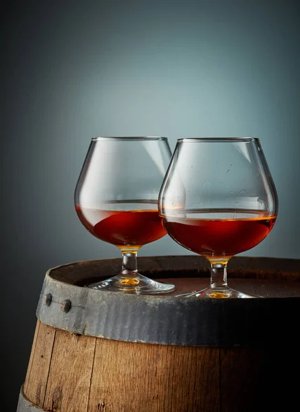 Deux verres de cognac — Photo