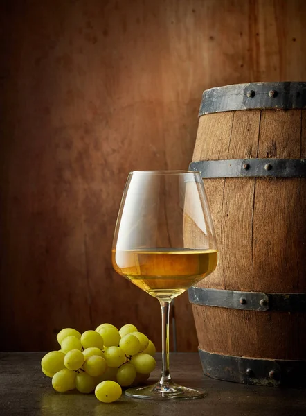 Verre de vin blanc — Photo