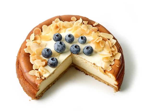 Freshly baked cheesecake — Stock Photo, Image