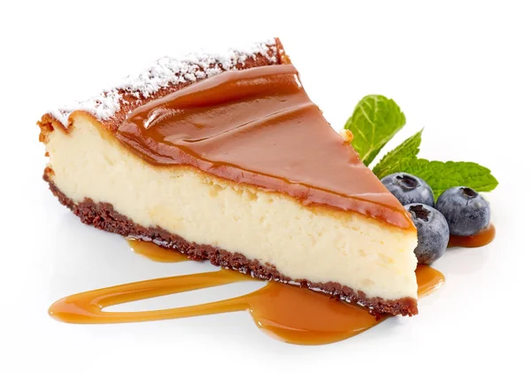 Bir cheesecake — Stok fotoğraf