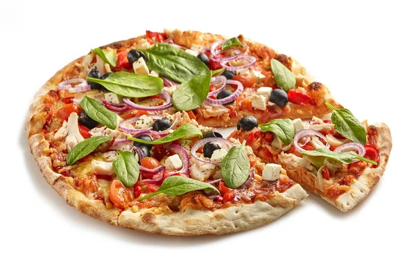 Pizza recém-assada — Fotografia de Stock