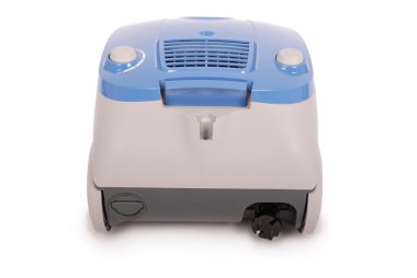 Mavi elektrikli süpürge (kırpma yolu)