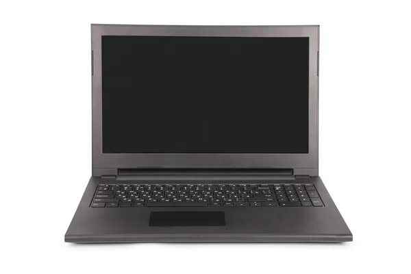 Schwarzer Laptop-Ausschnitt — Stockfoto