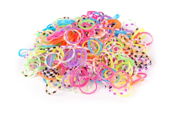 Colorful rubber bands — Stock Photo, Image