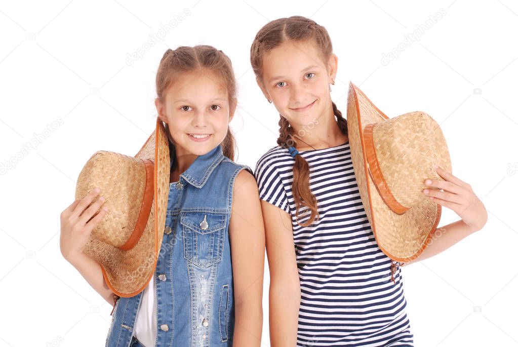 Due Belle Ragazze Di Dodici Anni Foto Stock Akova777