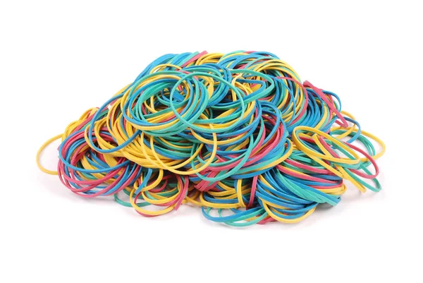 Colorful rubber bands — Stock Photo, Image