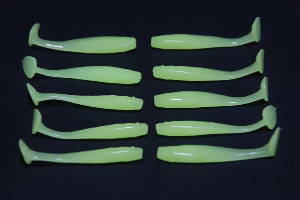 Umpan twister neon ikan — Stok Foto