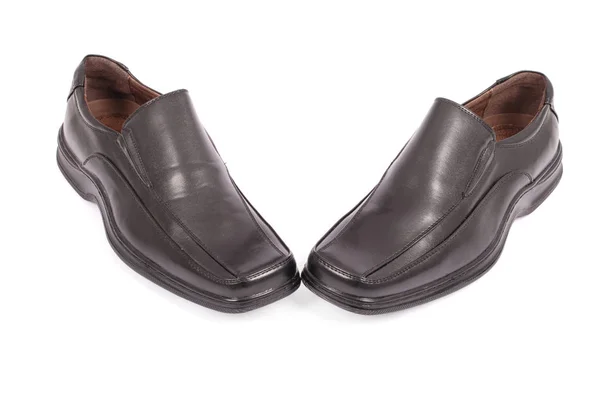 Lederen schoenen voor mannen (uitknippad) — Stockfoto