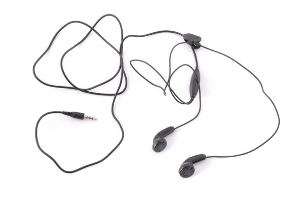 New black headphones — Stock Photo, Image