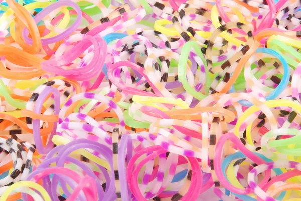 Colorful rubber bands — Stock Photo, Image