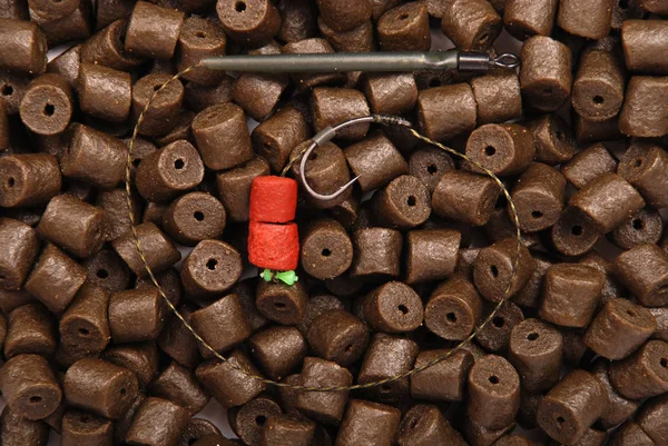 Fishing bait with hook — Stock Photo, Image