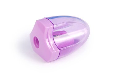 Mor plastik kalemtıraş (kırpma yolu)