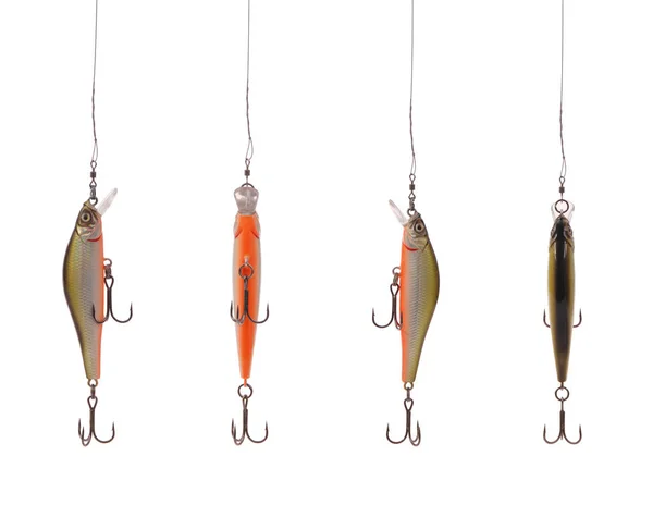 Four fishing wobbler — Stock Photo, Image