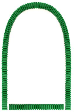 Yeşil kapsül çerçevesinden