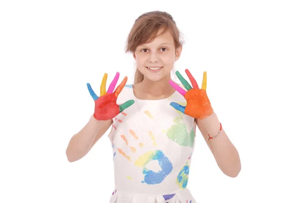 Adorable smiling little girl — Stock Photo, Image