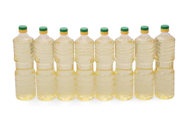 Botella de aceite de girasol —  Fotos de Stock