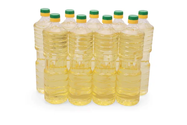 Bottle of sunflower oil — Stock Photo, Image