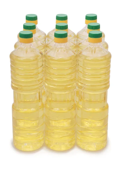 Bottle of sunflower oil — Stock Photo, Image
