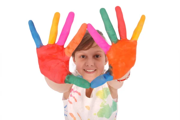 Adorable smiling little girl — Stock Photo, Image