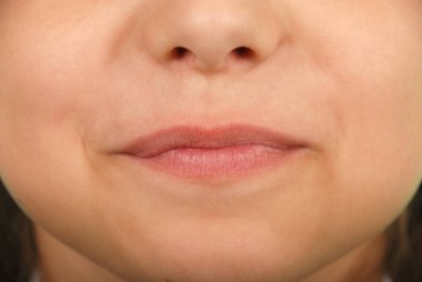 Yakın çekim yüz güzellik genç kızın