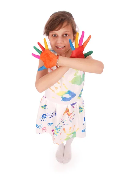 Adorable smiling little girl — Stock Photo, Image