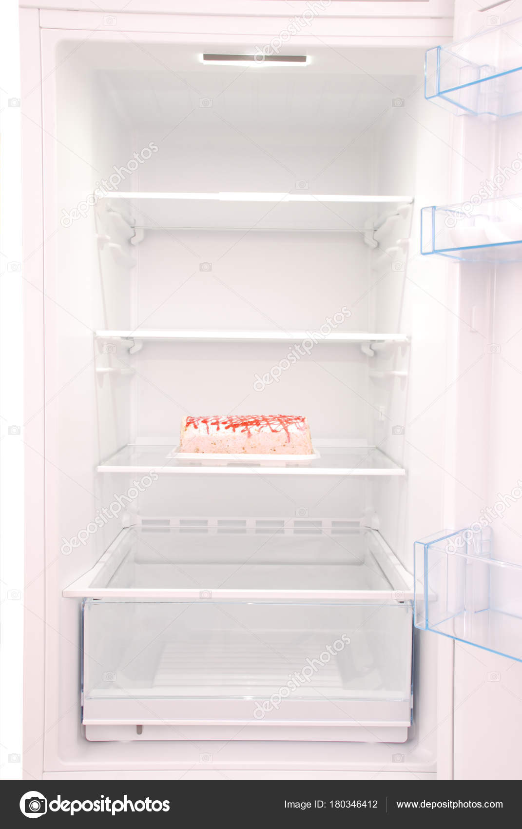 Beautiful cake in the refrigerator Stock Photo by ©akova777 180346412