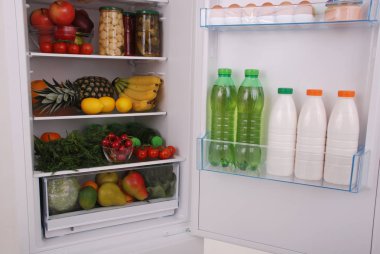 buzdolabı kadar dolu