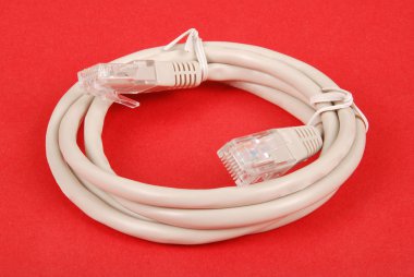 Kalıplı Rj45 fiş ile yama kablosu gri ağ kablosu