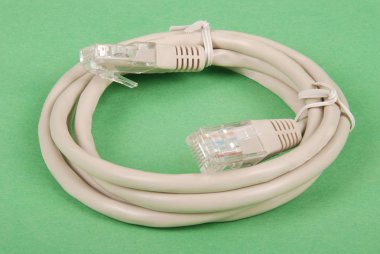 Kalıplı Rj45 fiş ile yama kablosu gri ağ kablosu