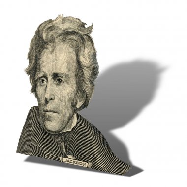 Başkan Andrew Jackson portre.