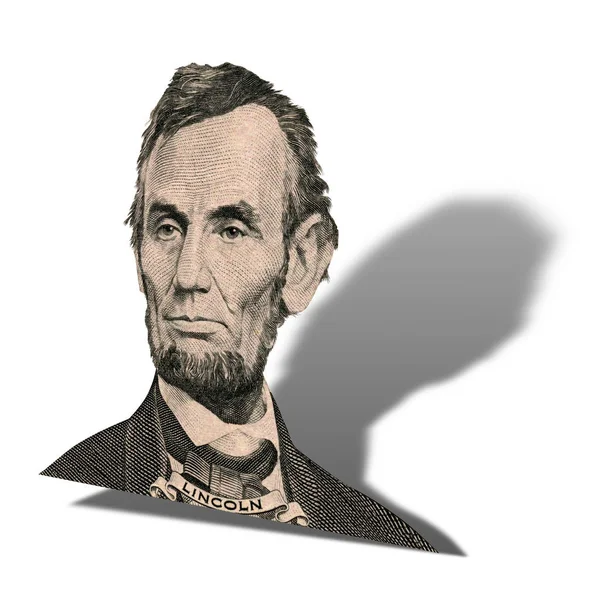 亚伯拉罕·林肯总统肖像 — 图库照片