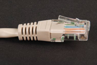 LAN kablosu ve bağlayıcı Rj45
