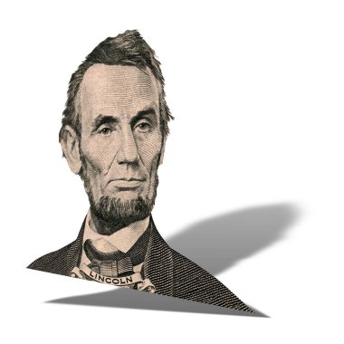 Başkan Abraham Lincoln portre