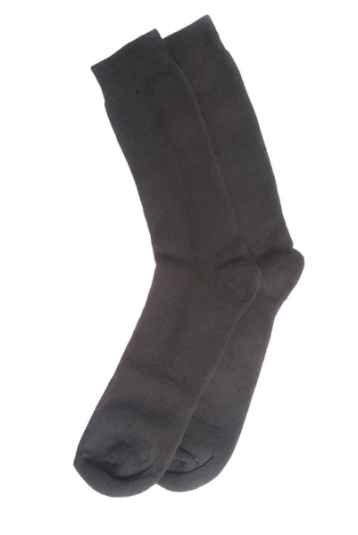 Чёрные мужские носки — стоковое фото