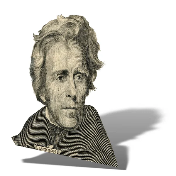 Prezydent Andrew Jackson portret. — Zdjęcie stockowe