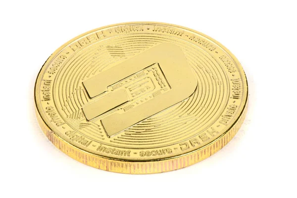 Monnaie crypto dorée — Photo