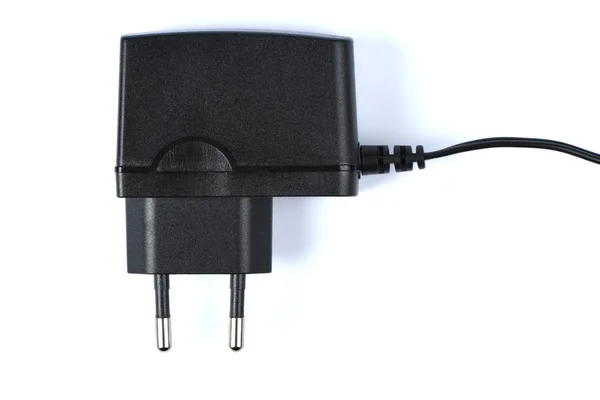 Black power ac to dc adapter. — Stock Fotó