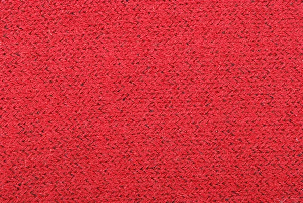 Detailní textura červené textilie — Stock fotografie