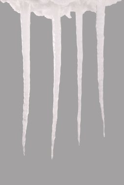 Bir gri (kırpma yolunu izole saçağı)