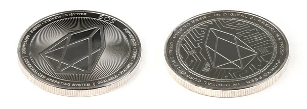 Monnaie crypto argent — Photo