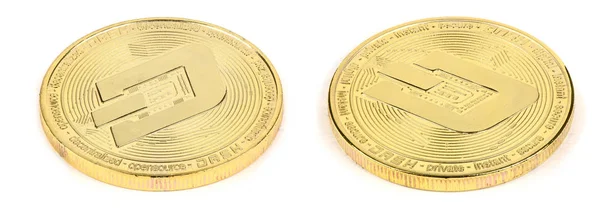 Monnaie crypto dorée — Photo