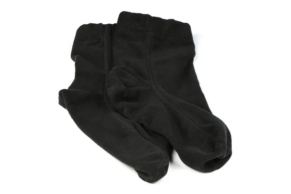 Par av nya unisex svart stretch sport thermo sock. — Stockfoto